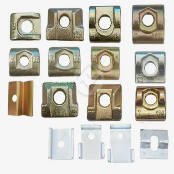 Cast Iron Elevator Guide Rail Clamps Secure Elevator Rails with Stability